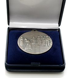 Medalj M7001 storlek 70 mm, golf dam