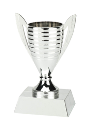 Liten Pokal 130 mm, med text på sockeln