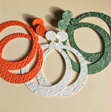 Orange stora ringar