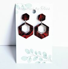 Rödsvarta hexagoner
