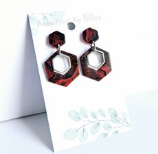 Rödsvarta hexagoner