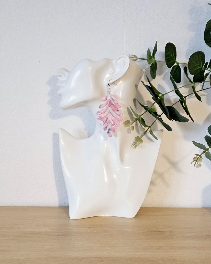 Stora rosa boho-löv