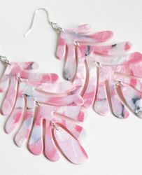 Stora rosa boho-löv