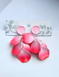 Rosa blomblad