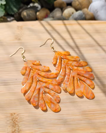 Orange boho-löv