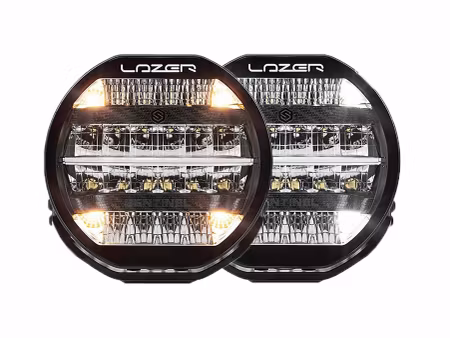 LAZER SENTINEL LED EXTRALJUS SVART 9"