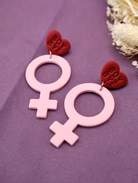 STORA VENUS, rosa/vinröd
