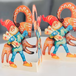 Pappersrad Pepparkaksbock