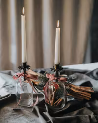 Kronljushållare Flaska Mässing