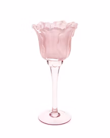 Ljuslykta Blomma på fot Rosa 23 cm