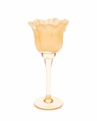 Ljuslykta Blomma på fot Aprikos 23 cm