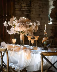 Ljuslykta Blomma på fot Aprikos 23 cm