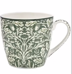 Frukostmugg William Morris - Acorn Grön