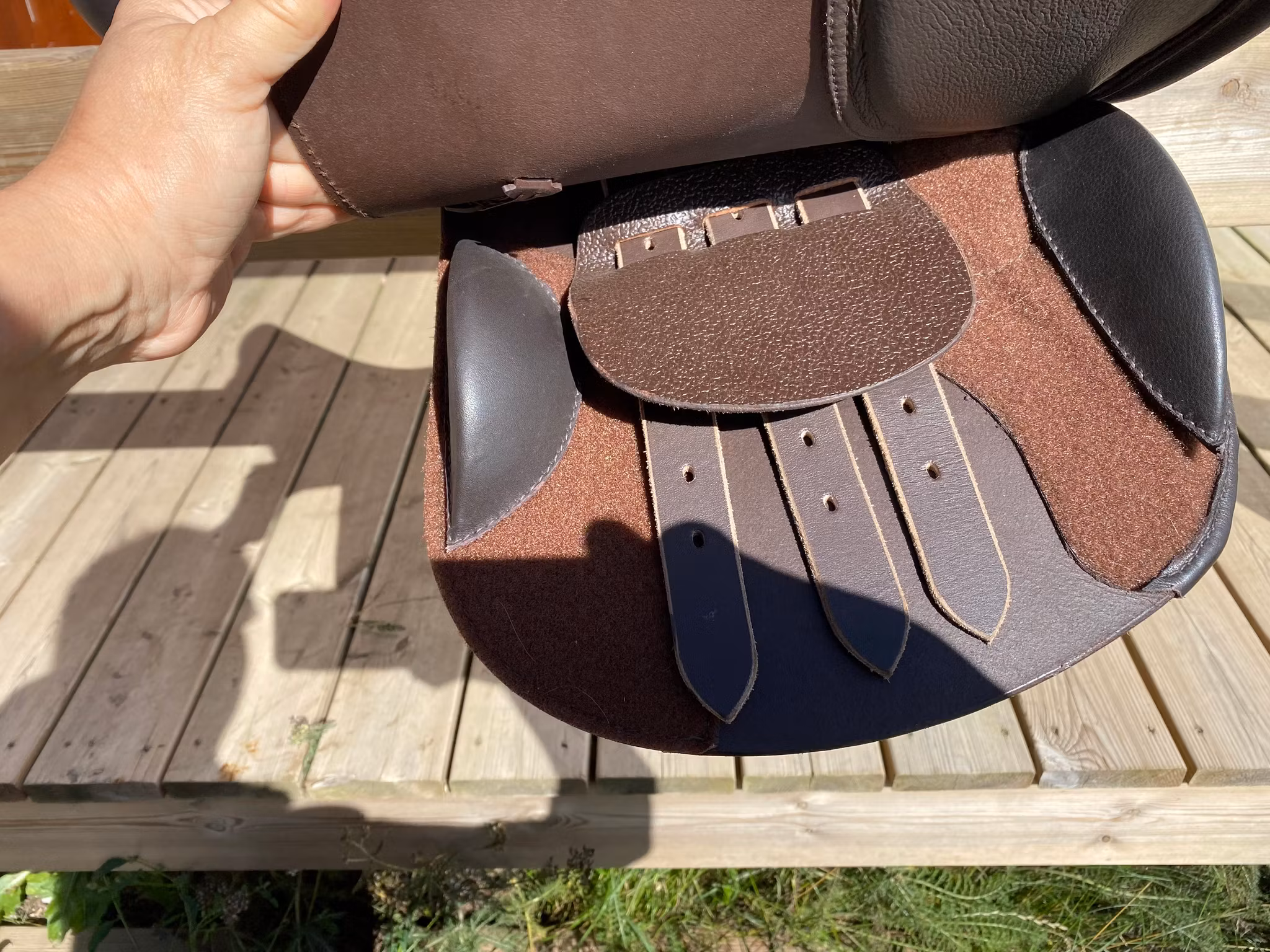 Hoppsadel supreme 15”/koppjärn