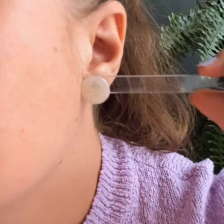 Opal studs