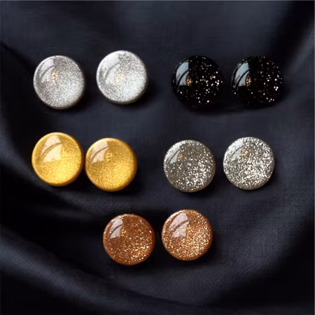 Sparkle studs - fem färger!