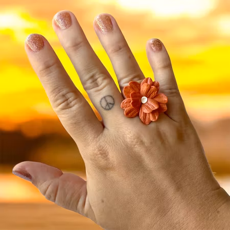 Minje ring - pumpkin