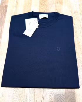 Kopia Crewneck stickad merino navy