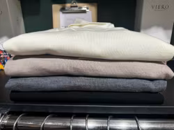 Turtleneck  stickad merino - Dark Navy