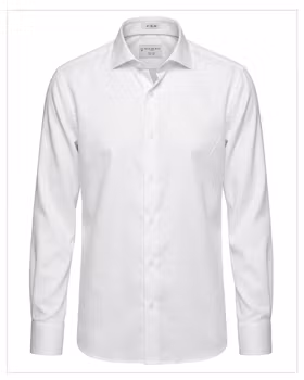 Vit Skjorta oxford - strykfri, slimfit