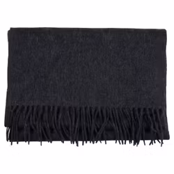 HALSDUK CASHMERE 30X180, antracitgrå