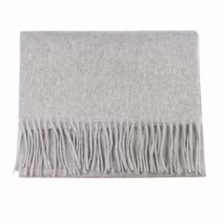 HALSDUK CASHMERE 30X180, ljusgrå
