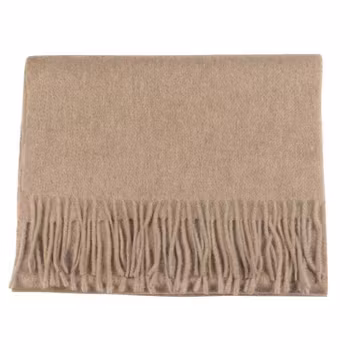 HALSDUK CASHMERE 30X180, ljusbrun