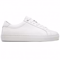 Vit sneaker I skinn