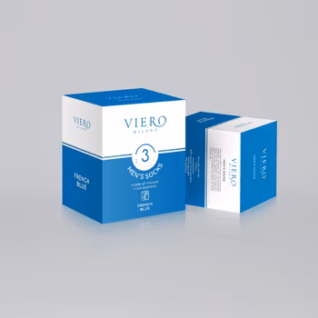 Strumpor i bambufibrer 3-pack, French blue **LTD EDITION**