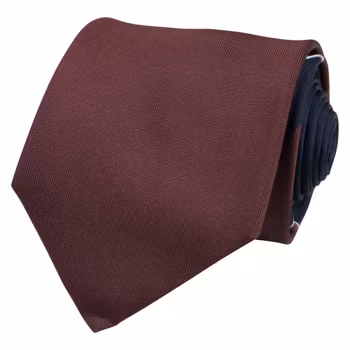 Slips Navy brown stripe i siden