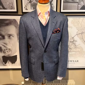 Blazer, blå fiskben
