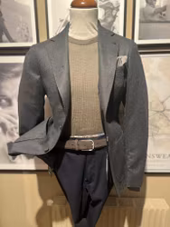 Grå flanellblazer Nisse - Wan de Roy