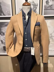 Beige Blazer i Angora - Wan de Roy