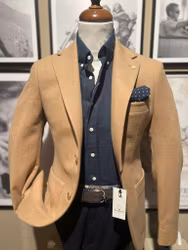 Beige Blazer i Angora - Wan de Roy