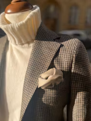 Rutig flanellblazer - Wan de Roy