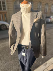Rutig flanellblazer - Wan de Roy