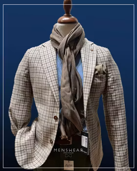 Blazer med rutor  - Wan de Roy