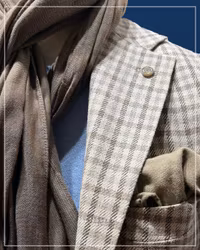 Blazer med rutor  - Wan de Roy