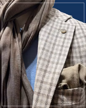 Blazer med rutor  - Wan de Roy