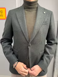 Blazer Tobias Tweed green - Wan De Roy