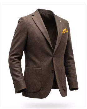 Brun blazer Loro Piana - Wan de Roy