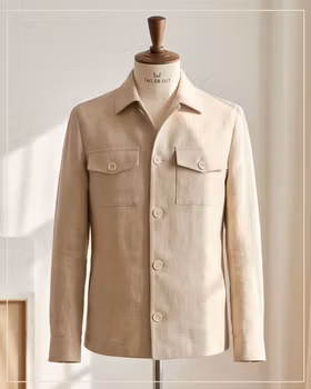 Vinny Shirtjacket - Beige - Wan de Roy