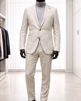 Kostym Wendell beige - Wan de Roy