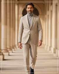 Kostym Wendell beige - Wan de Roy