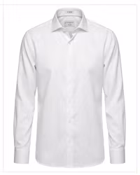Vit Skjorta twill - strykfri, slimfit