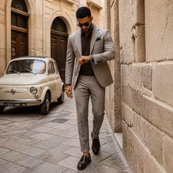Kostym Kostas Beige - Wan de Roy
