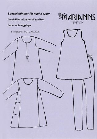 Symönster Lila - tunikor och leggings
