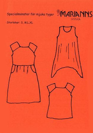 Symönster Ny Orange - Klänning och linnen