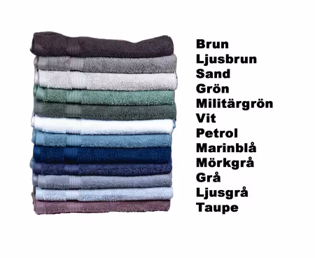 Handduk med broderad katt