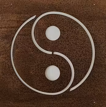 Skylt Ying Yang